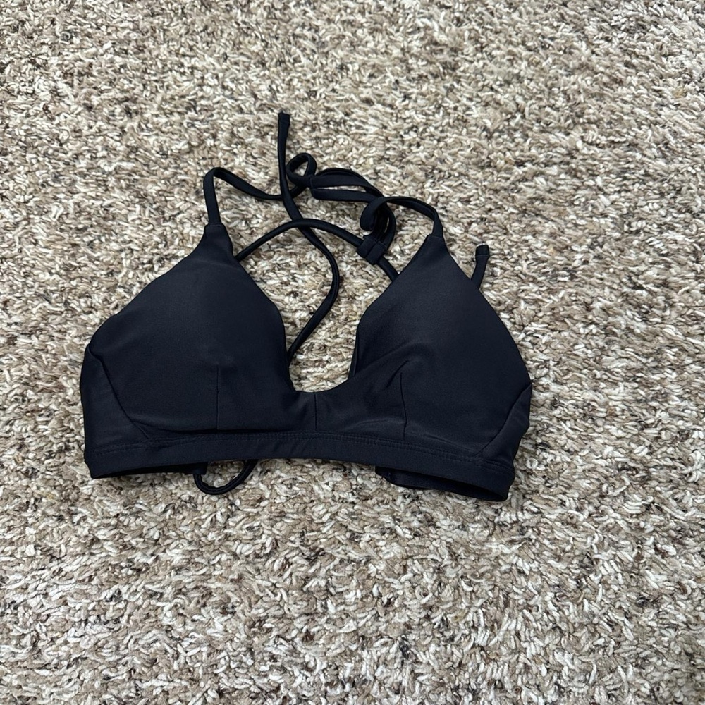 Women’s black Hurley bikini top